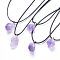 AMETHYST NATURAL POINT LEATHER