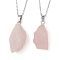 ROSE QUARTZ NATURAL SILVER