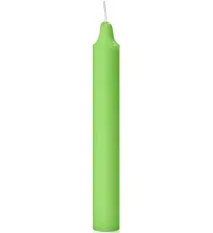 Green Light  Candles Spell & Ritual (Pkt 20 )