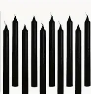 Black Spell & Ritual Candles ( pkt 20)