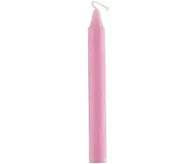 PINK Candles Spell & Ritual (Pkt 20 )