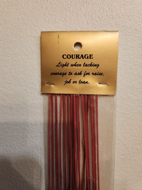 COURAGE INCENSE COURAGE INCENSE
