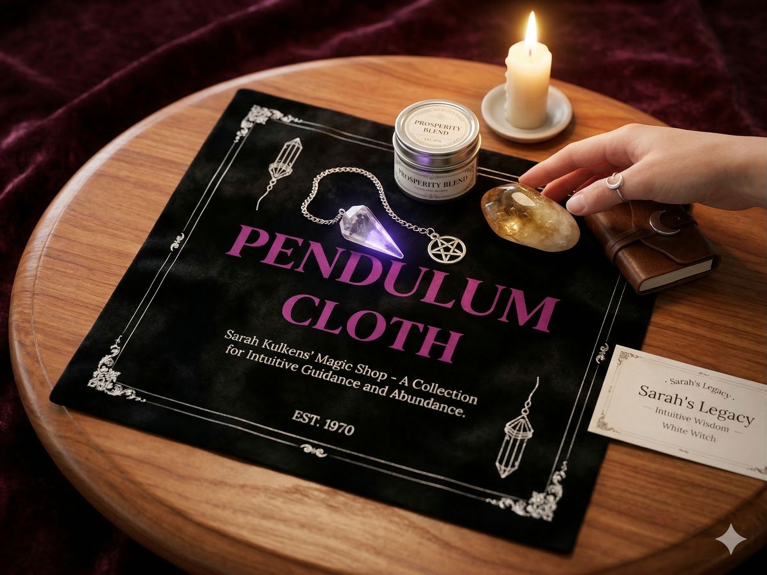 PENDULUM CLOTH  for Divination & Spiritual Guidance