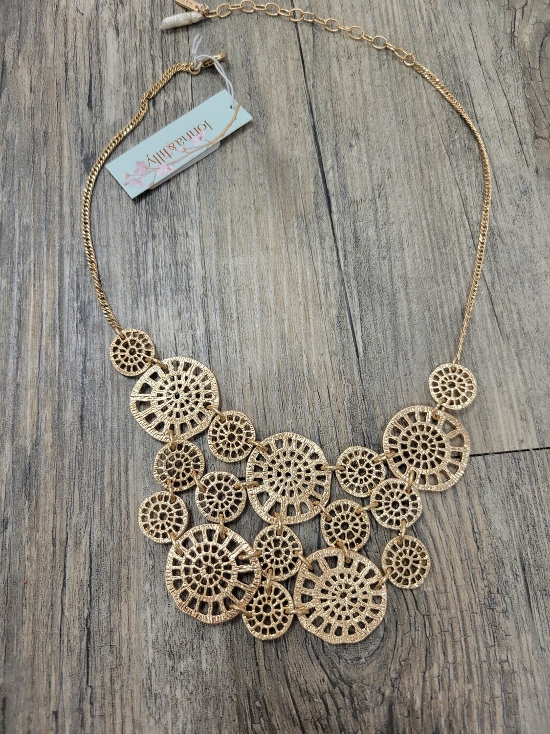 Large Gold Necklace # LLN81886G