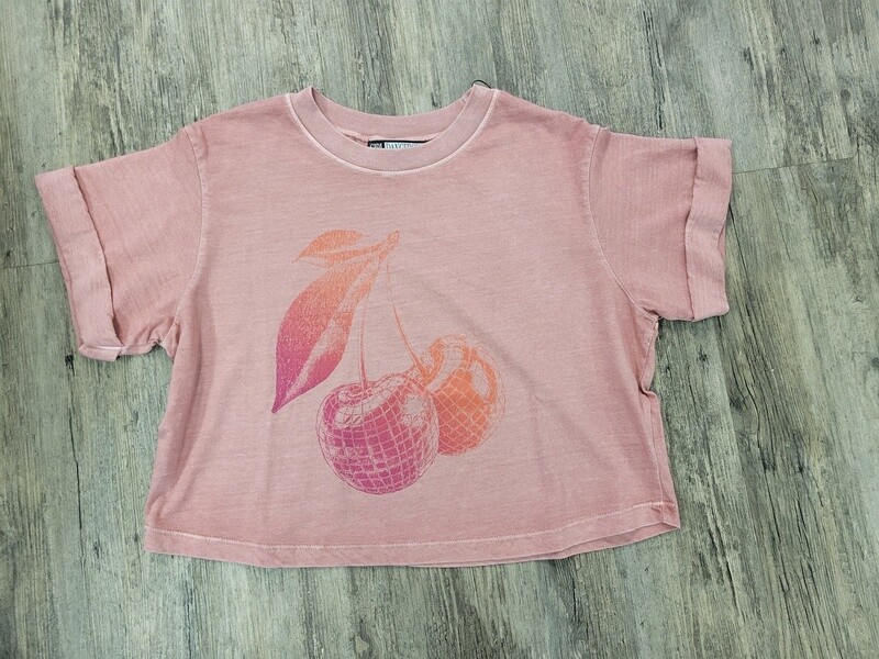 Cherry Disco Crop Tee # SP24-102