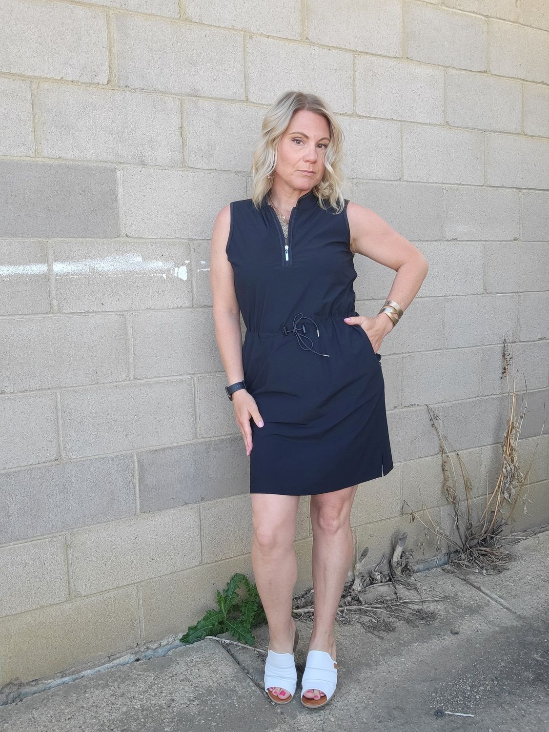 Golf Dress with bungee Cord Waist # 17020