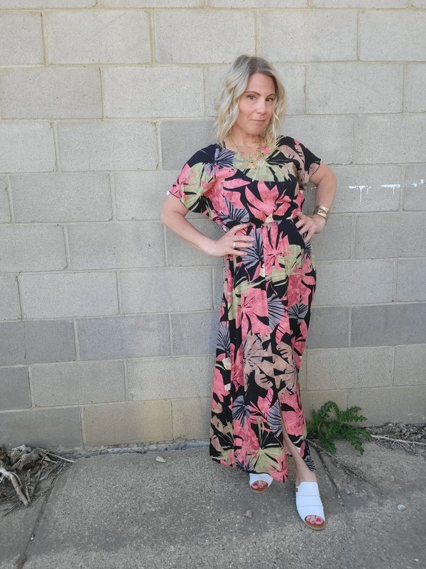 Long Dress Floral # PD-16598