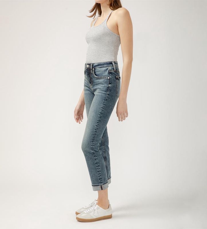 BEAU BOYFRIEND HIGH RISE SLIM LEG #L27363SIA327