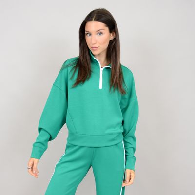 RD racey green half zip #6t131S