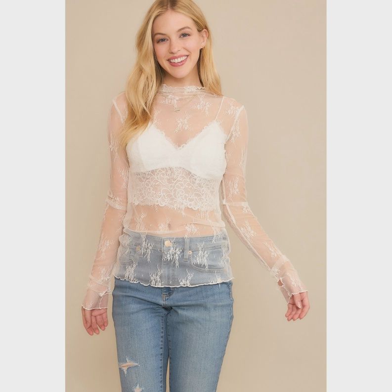 Mesh Top White # TP9602
