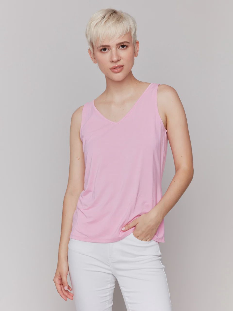 PETAL BAMBOO TANK #C1243BPK