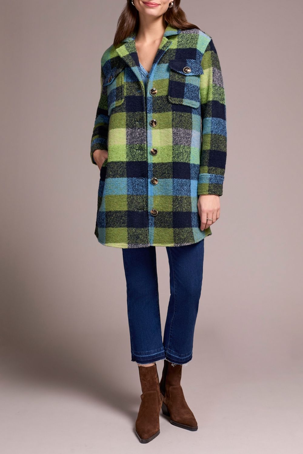 plaid jacket # 59660