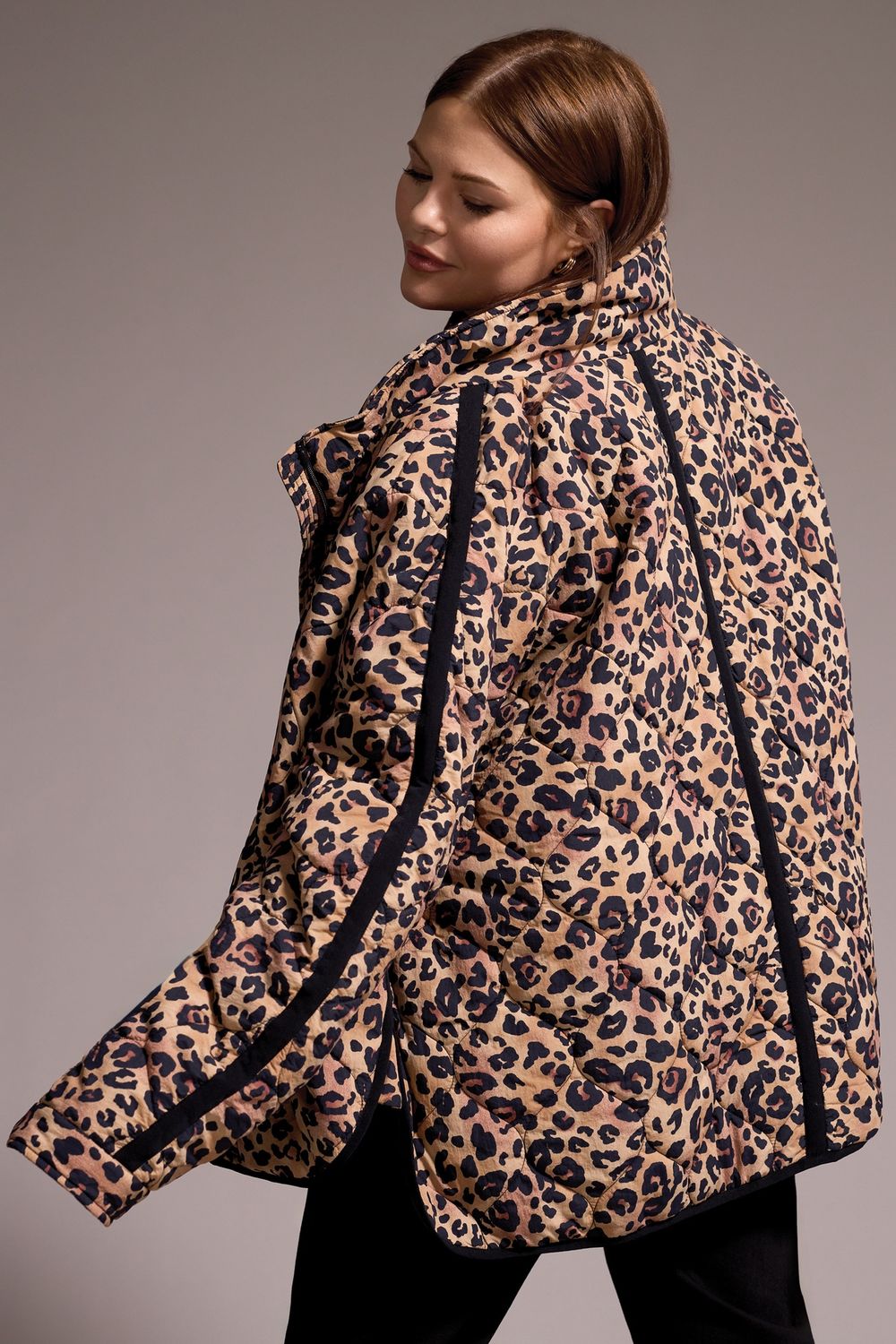 BISCOTTI ZIPPED FRONT QUILTED JACKET #59120
