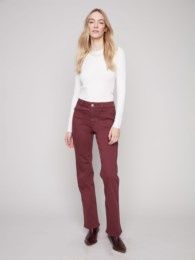 FLARE TWILL burgundy #C5687