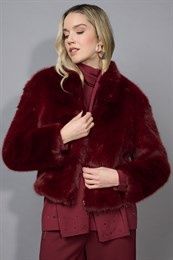 BORDEAUX FUR JACKET #FL484