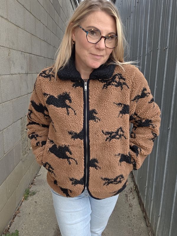 Sherpa Jacket # 77J085S Horse