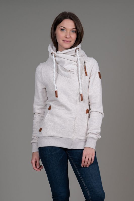 OATMEAL FULL ZIP #HESTIA
