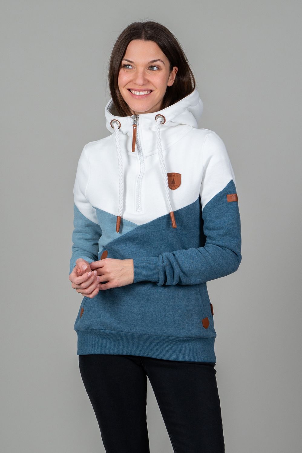 INDIGO FADE MIX ZIP UP #ROXY