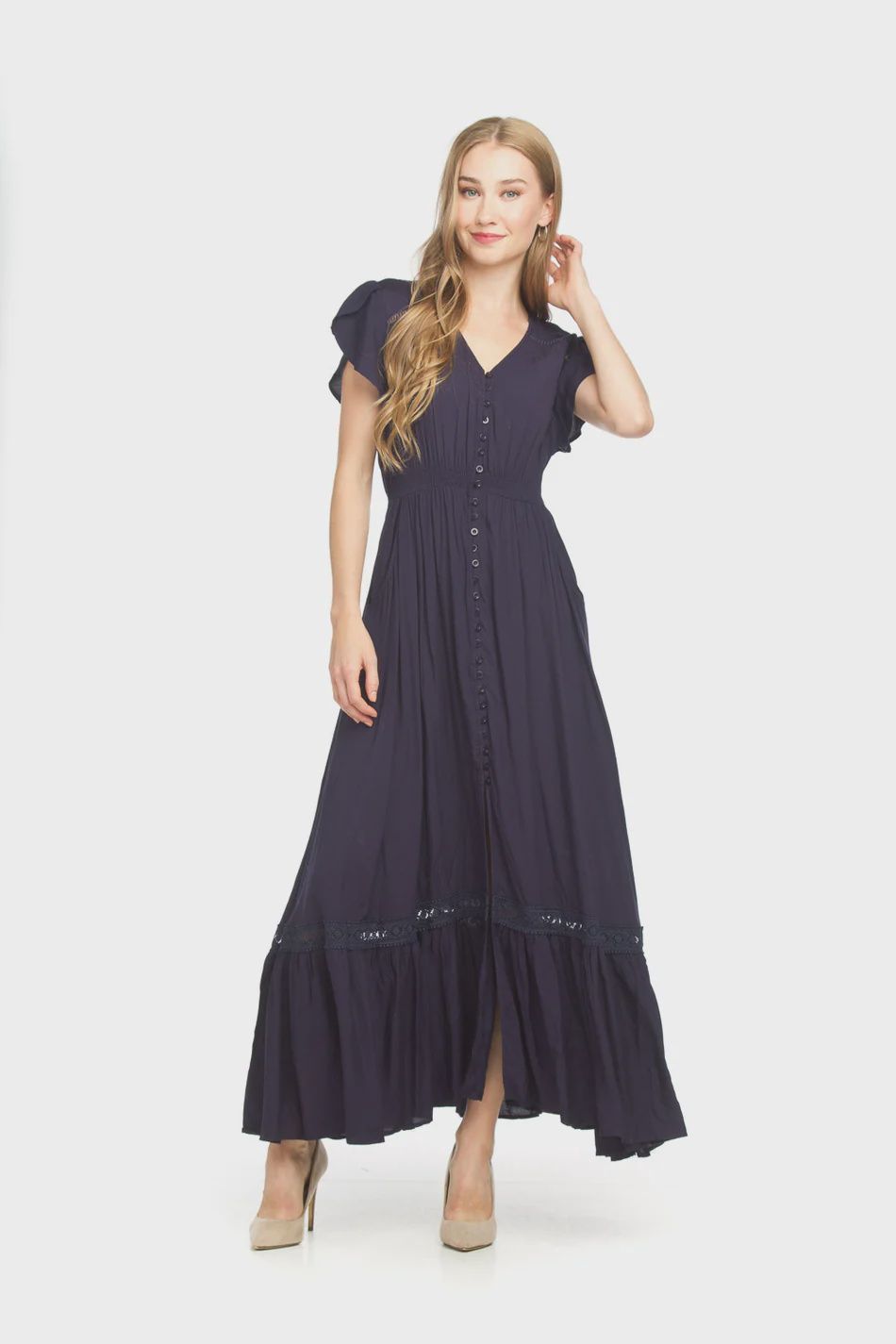 Navy Dress PD-14514