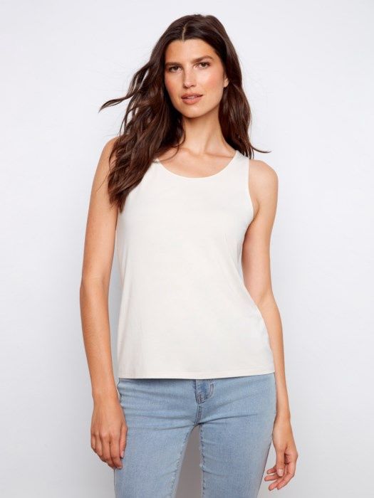 Bamboo Cami C1243W Greige