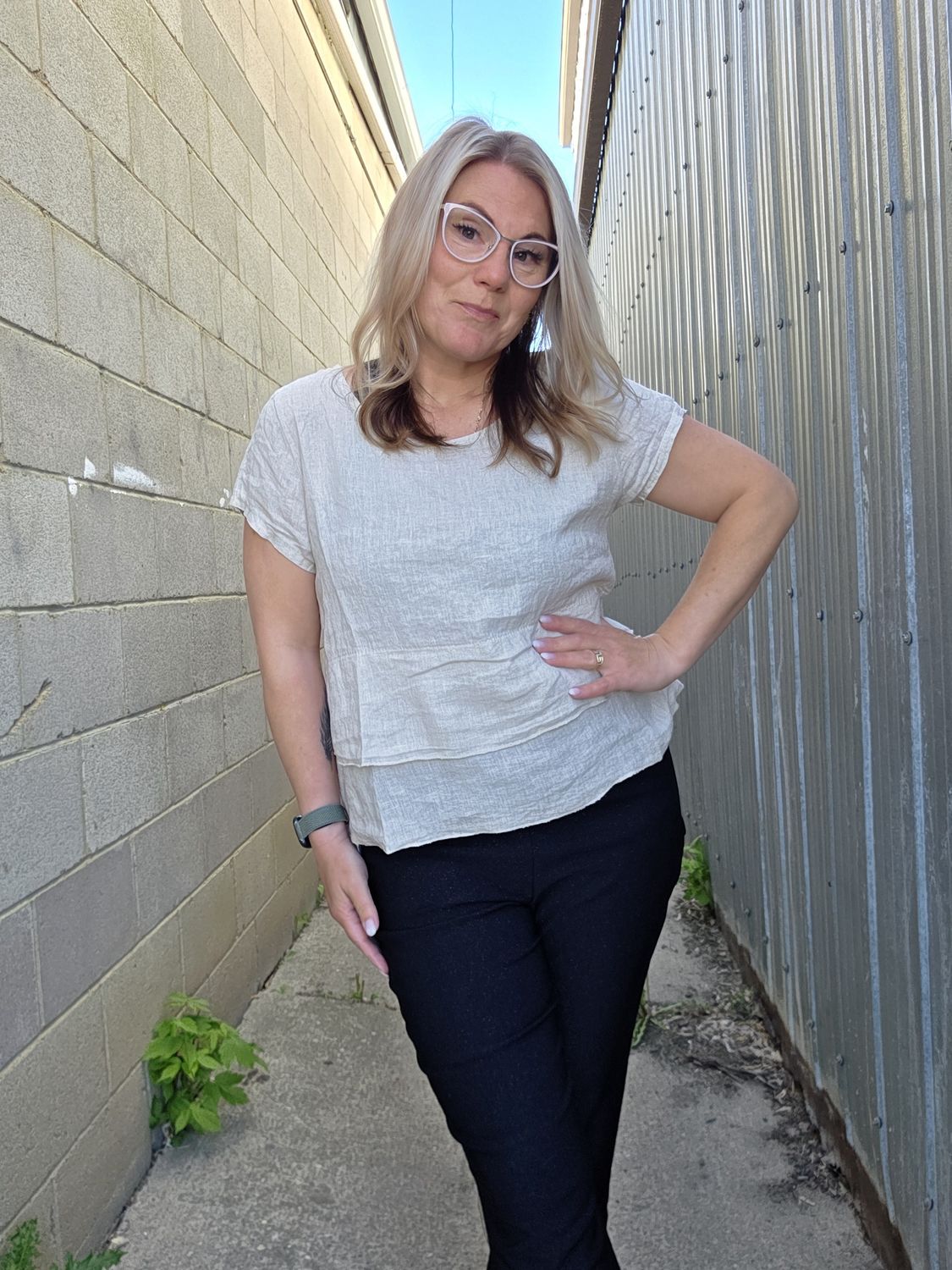 Linen Top # L5853