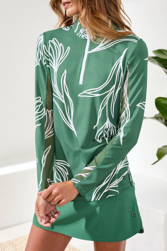 Green Print Golf Tee# 14100