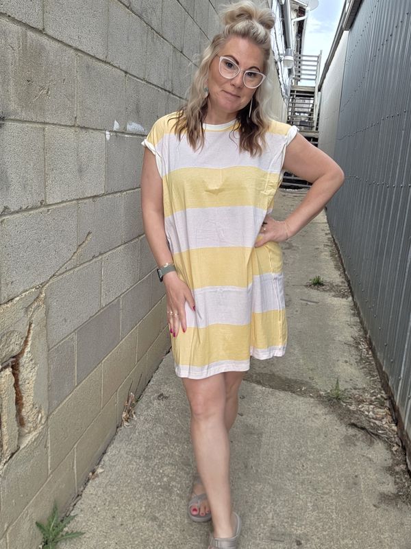Striped Dress #57TD243