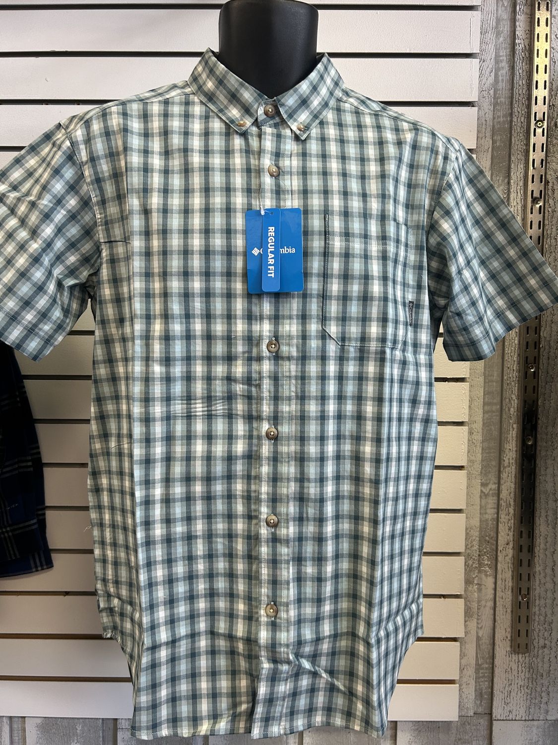 Rapid Rivers Washed Blue Shirt #1577671