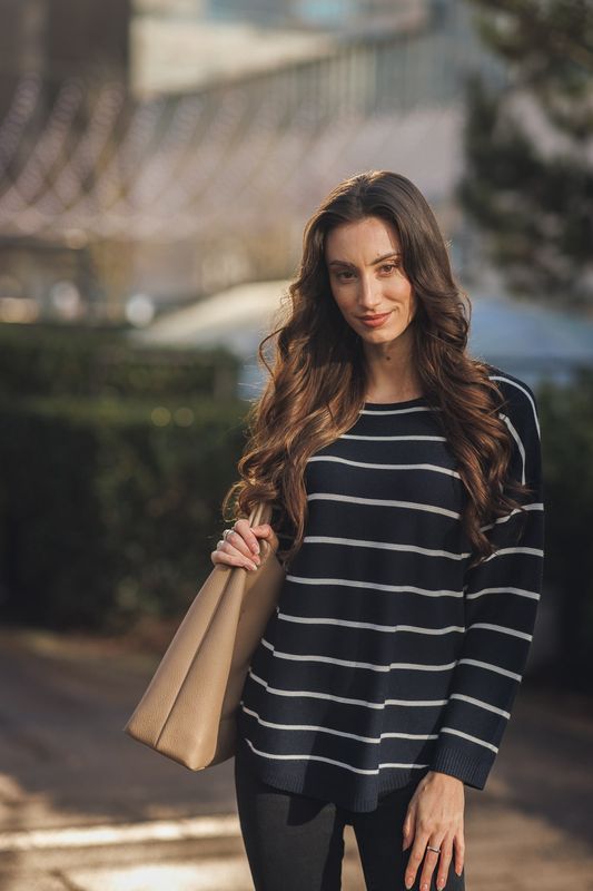 STRIPED SWEATER # ST-21298