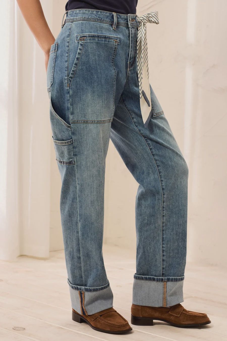 Audrey Pant w Scarf #63580