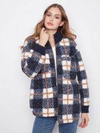 Plaid Boucle Jacket # C6437P