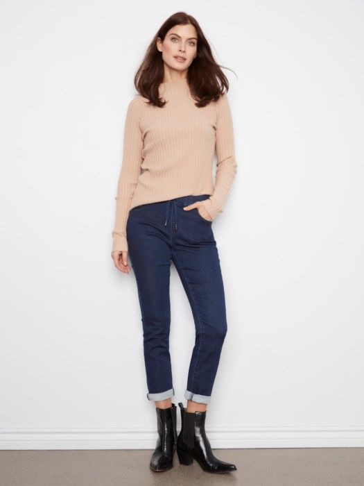 Knit Jogger w Elastic Waistband #C5347Y