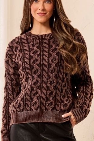 Saddlebrown Crewneck #62430