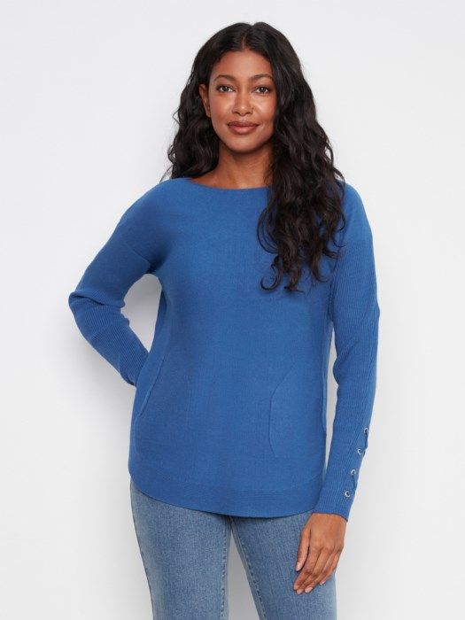 Long Sleeve Round Hem #C2380