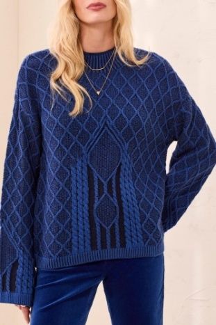 Sweater W/Cables Stellar #31580