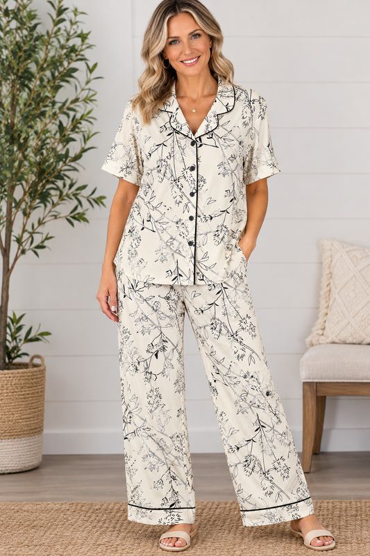 White PJ Set #PJ6705