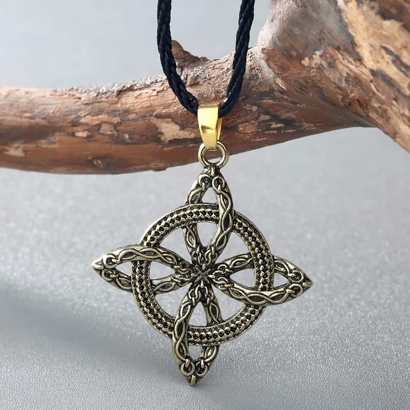 Grass Slavic Amulet Fern Flower Necklace/Pendant