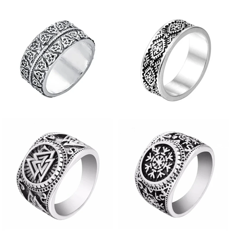 Carved Knot Geometric Ring, 10mm