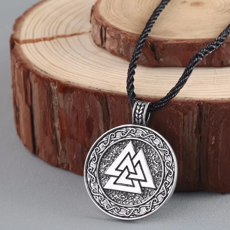 The Valknut Viking Runes Necklace/Pendant