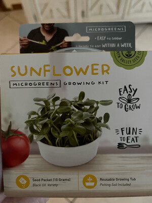 Mini Microgreens Kit - Sunflower