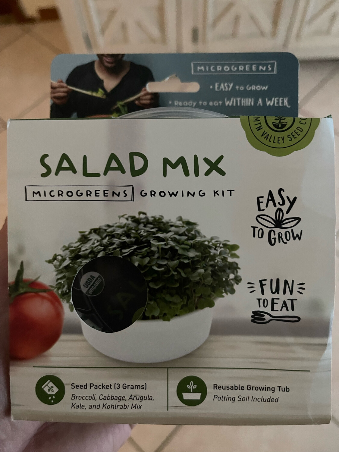 Mini Microgreens Kit - Salad Mix