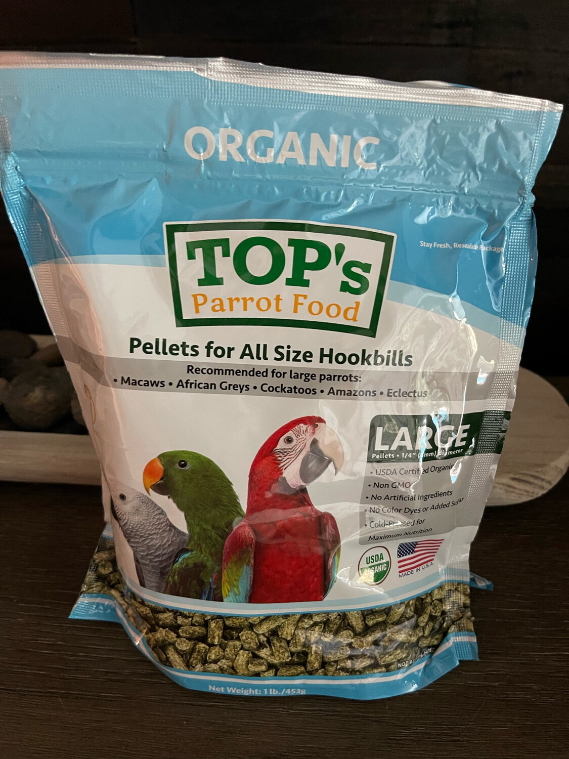 TOP’s Large Pellet 1lbs for All Size Hookbills