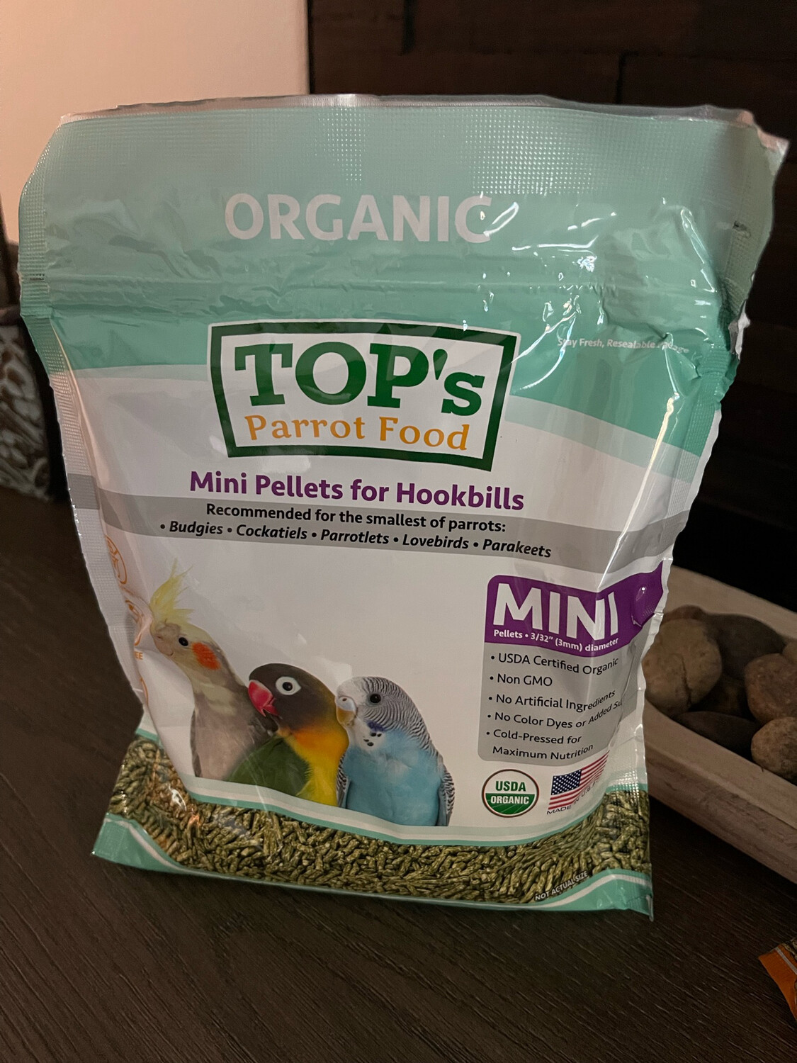 TOP’s Mini Pellets for Hookbills 1lb