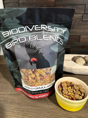 Biodiversity Freeze-Dried Bird Bits (Small-Medium Birds) 4oz Bag