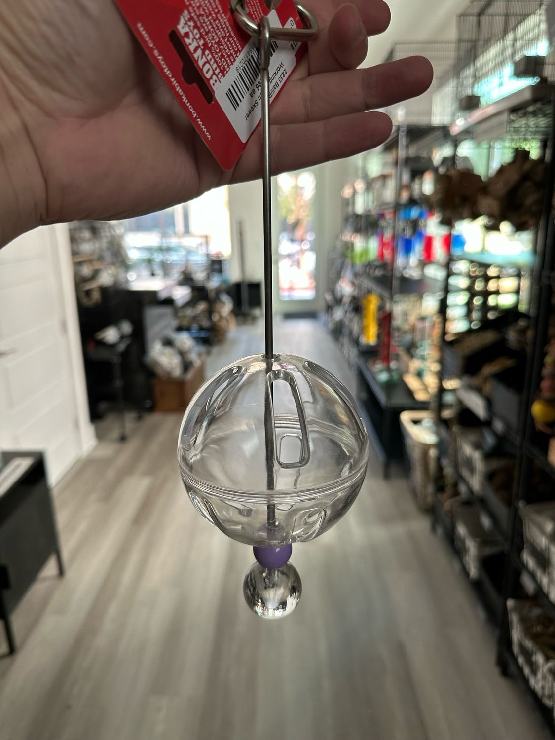 Foraging Ball W/ Stainless Steel Skewer