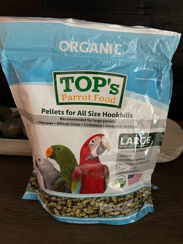 TOP’s Large Pellet for All Size Hookbills 4lbs