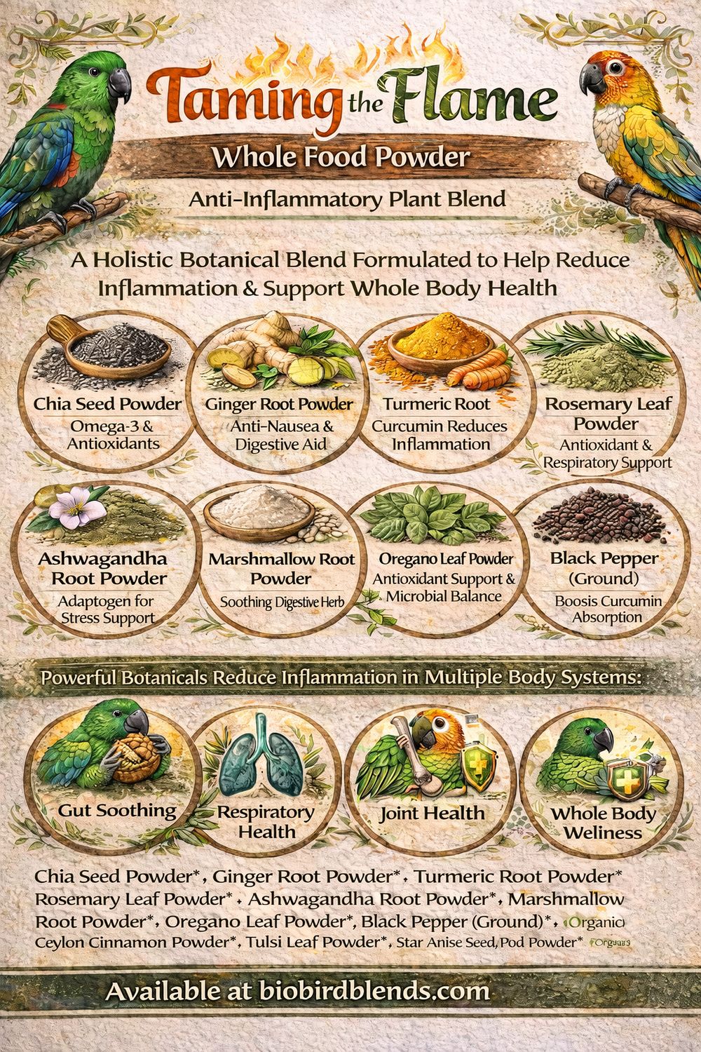 Biodiversity Taming the Flame Powder 8oz