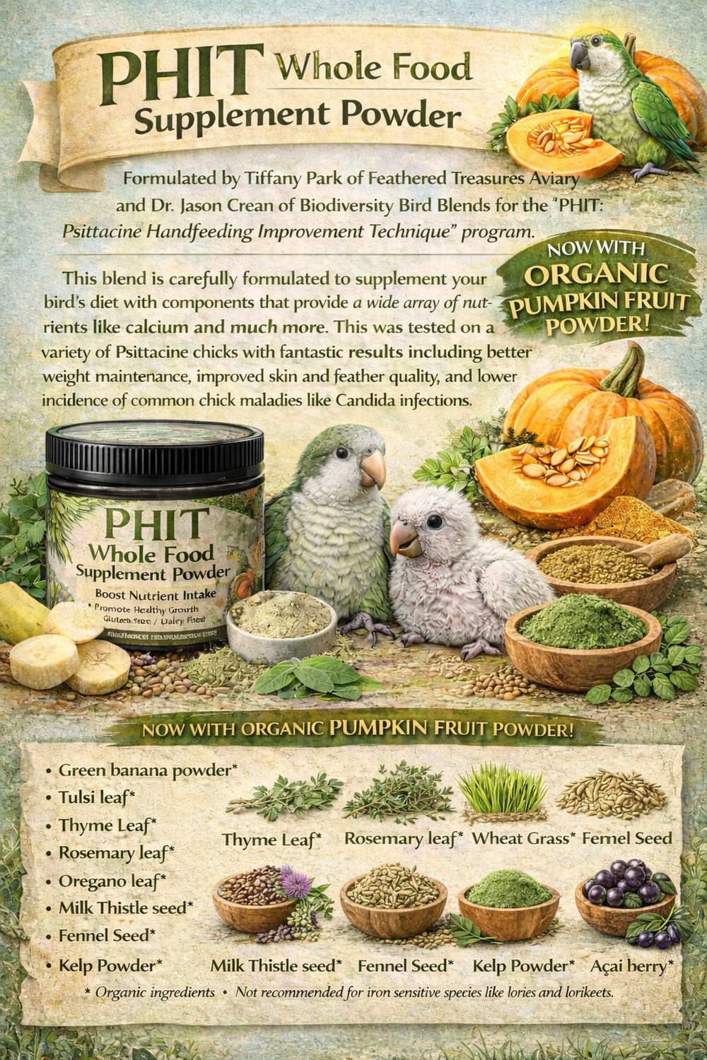 PHIT Whole Food Supplement Powder - 8oz