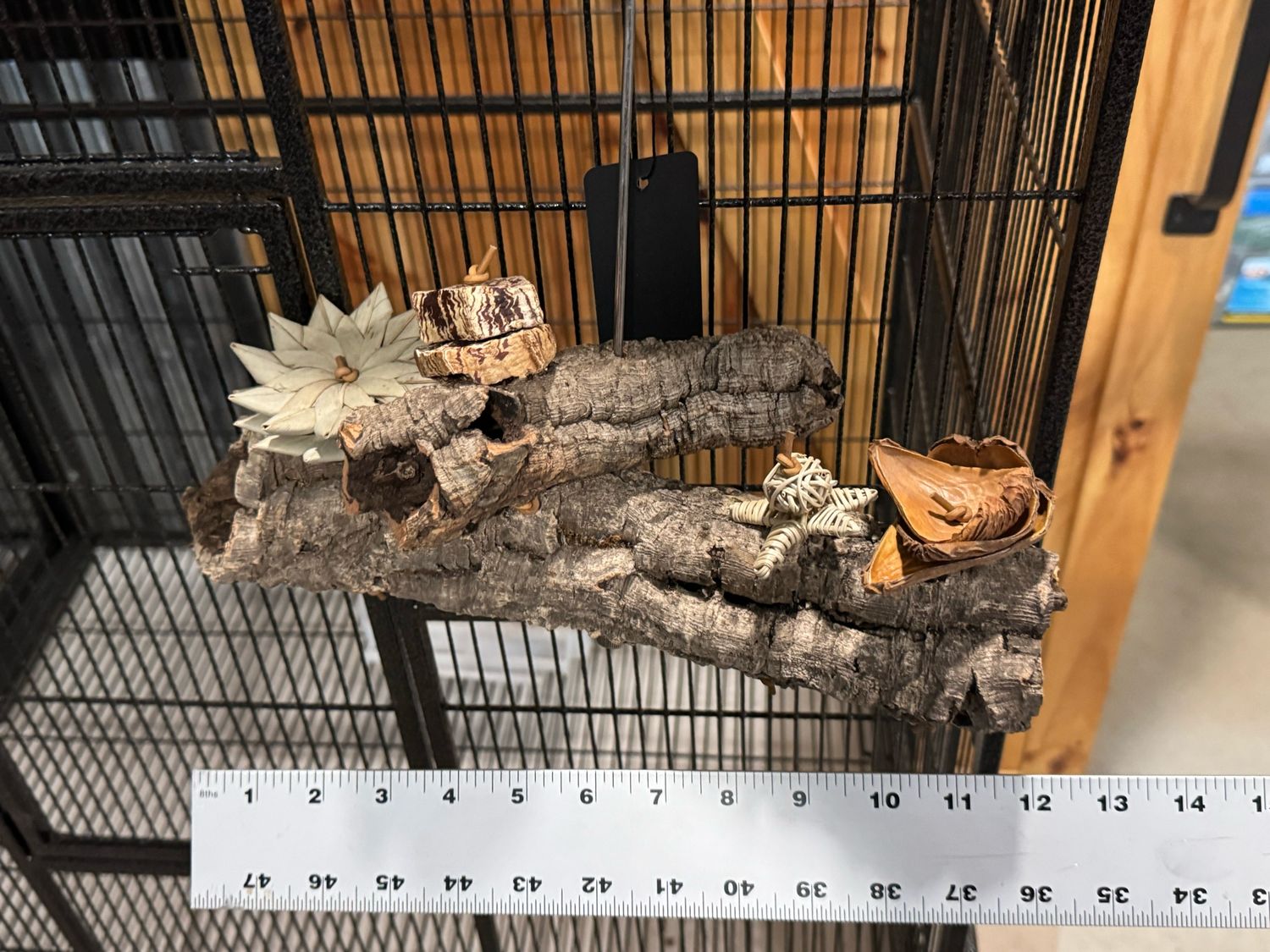 Corkwood Foraging Platform Perch Plus