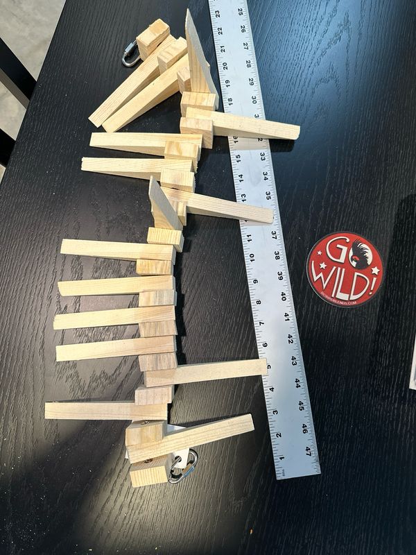 Large “Au Naturel” Pine Destroyer On Chain 239